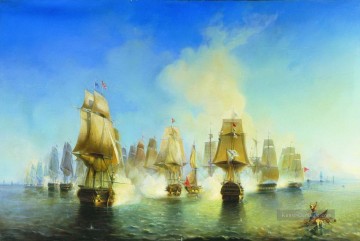 der Schlacht von athos 1853 Ölgemälde